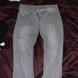 Plain Grey Jeans